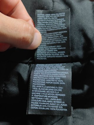 H&M cappotto parka cappuccio pelliccia uomo tg. XS