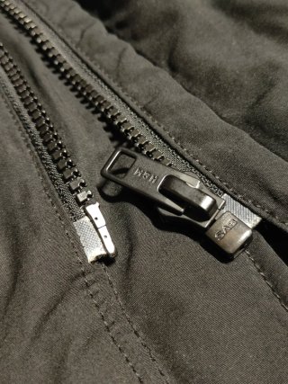 H&M cappotto parka cappuccio pelliccia uomo tg. XS