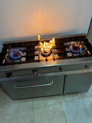 Cocina Industrial 3 Fuegos + Horno