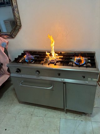 Cocina Industrial 3 Fuegos + Horno