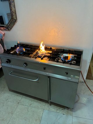Cocina Industrial 3 Fuegos + Horno