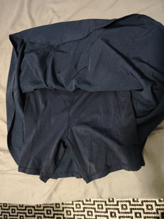 Falda pantalón deportiva azul