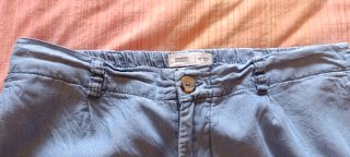 Pantalón Lyocell fluido Springfield azul claro