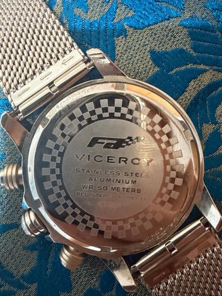 Reloj Viceroy Cronógrafo Plata y Blanco