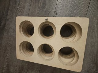 6 Portabottiglie Ikea Pieghevole Legno