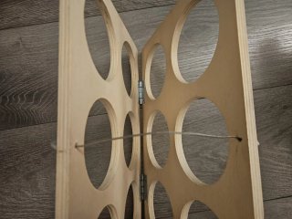 6 Portabottiglie Ikea Pieghevole Legno