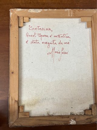 Dipinto espressionista su tela