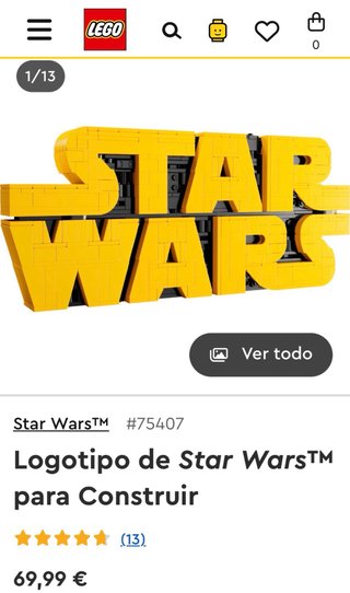 LEGO 75407 Cartel de Star Wars nuevo sin abrir