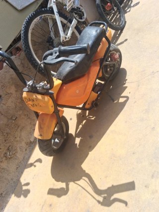 Minimoto Eléctrica Infantil Naranja