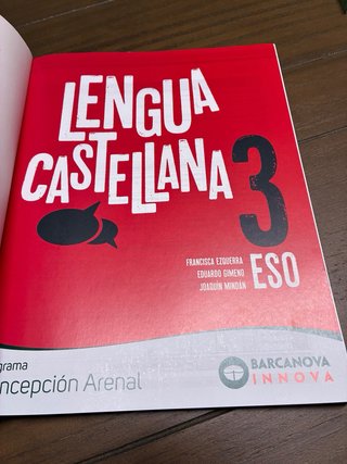 Lengua castellana, 3 ESO