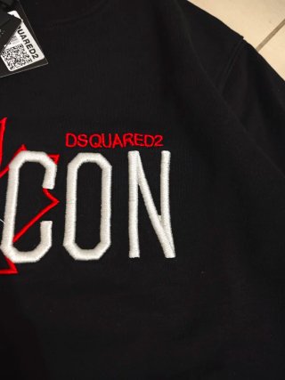 Felpa Dsquared2 Icon Nera