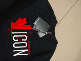 Felpa Dsquared2 Icon Nera