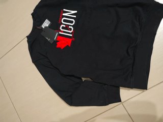 Felpa Dsquared2 Icon Nera