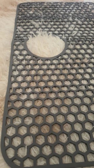 Protector Fregadero Silicona Hexagonal