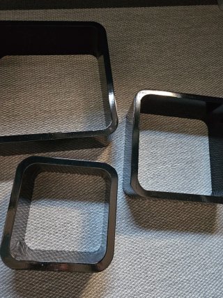 Set 3 Estantes MDF Lacado Brillo