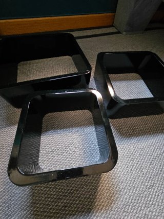 Set 3 Estantes MDF Lacado Brillo