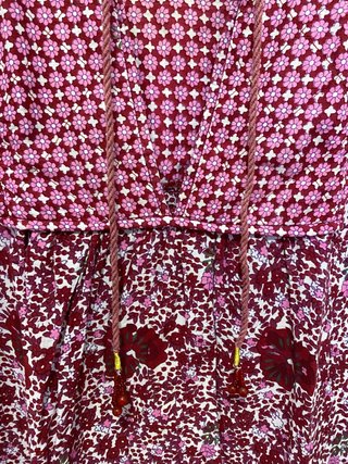 Vestido Hippy Estampado Talla 38