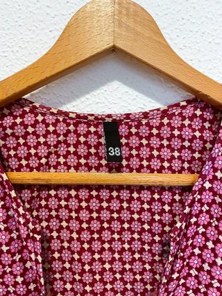 Vestido Hippy Estampado Talla 38