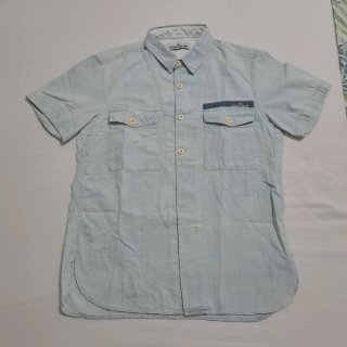 Camicia Stone Island Cotone Azzurra Tg.S