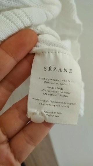 Camiseta Sezane blanca