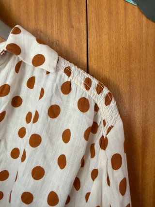 Camisa Zara polka dots tamanho XS