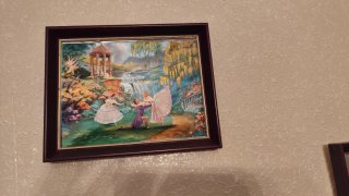 Cuadro Vintage Ballet Escena Romántica