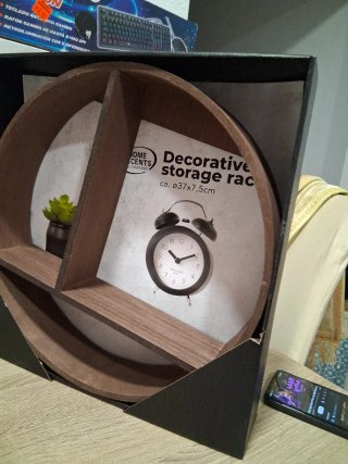 Estantería Decorativa Circular Madera