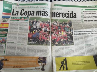 Diario SPORT 12 Julio 2010 España Campeona
