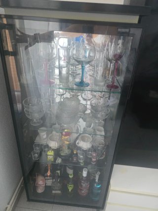 Mueble Bar con luz LED  1,20 altura Ancho:55 x37