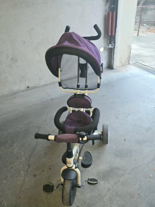 Triciclo infantil de paseo con manillar
