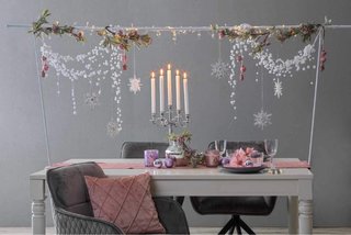 Barra decorativa mesa blanca