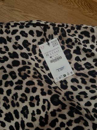 Falda Zara Animal Print Nueva