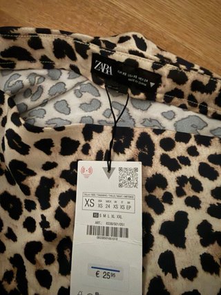 Falda Zara Animal Print Nueva
