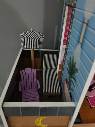 Casa delle bambole Barbie XXL in legno