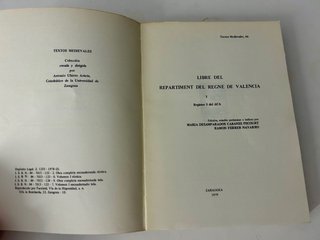 Llibre del repartiment del Regne de Valencia