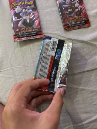 Paquetes Vacíos Pokémon Rivales Predestinados
