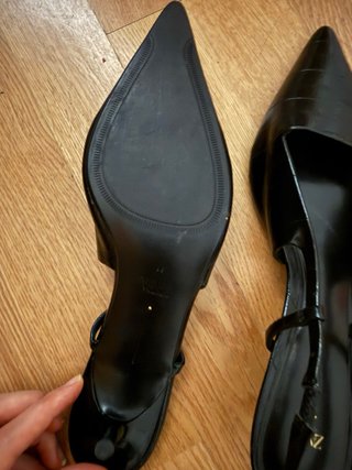 Zapatos Zara Negros Talla 41 Kitten Heels