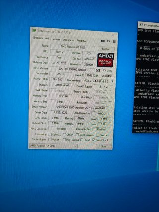 ASUS 6800XT GPU para instalarle BIOS y listo