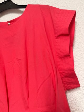 Vestido largo popelina rojo