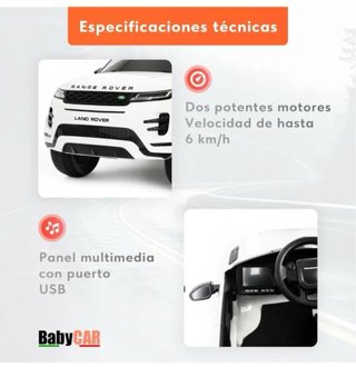 Range Rover Eléctrico para Niños