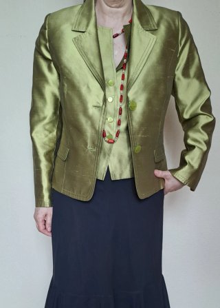 Conjunto Fiesta Chaqueta y Camisa Verde