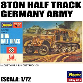 Maqueta Hasegawa 8TON HALF TRACK 1/72