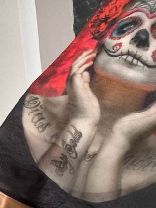 Camiseta sin mangas calavera