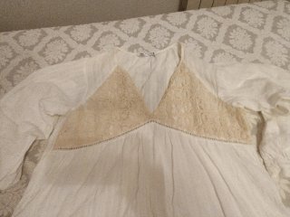 Vestido Zara Blanco Talla XL