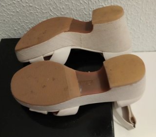Sandalias Clark's Beige Cuña