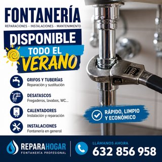 Fontanería: Reparaciones y Mantenimiento Verano