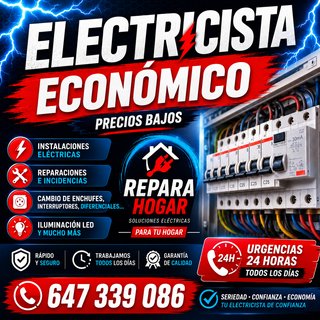 Electricista Económico - Reparaciones Hogar