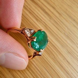 Anillo Oro 18k Esmeralda 1.6ct Bottazzi Paris