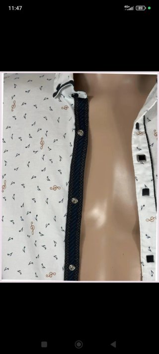 Camisa estampada hombre