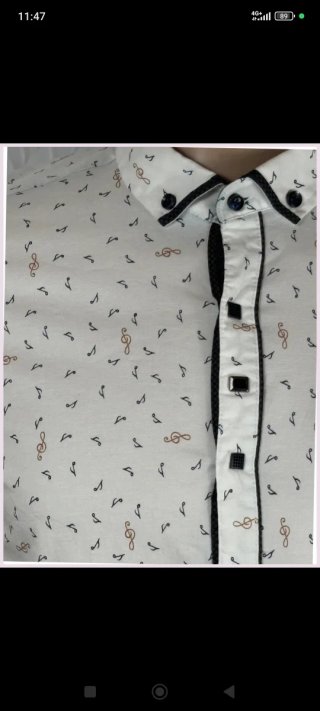 Camisa estampada hombre